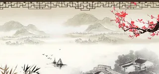 中国风风景免抠