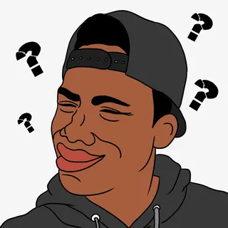 抖音最流行的问号免抠