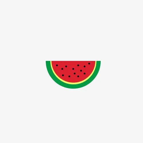 站在柿子树上的西瓜免抠