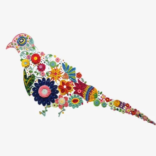 手工手绘衍纸免抠