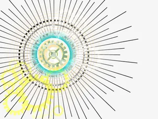 数码科技ppt背景装饰矢量图