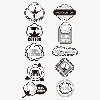 棉花标签免抠