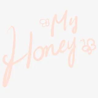 my honey 字体设计免抠
