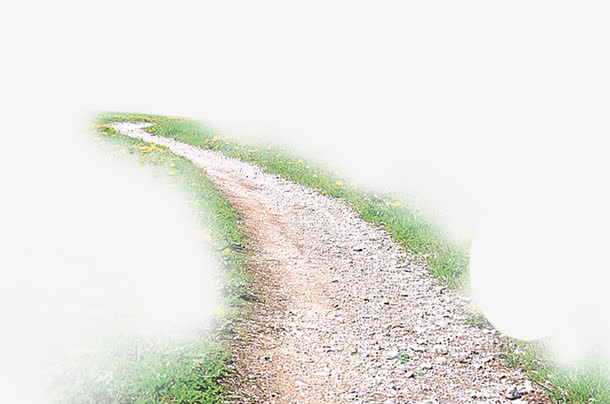 草地小路免抠