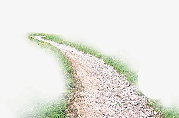 草地小路免抠
