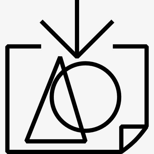 三角形和圆图标免抠