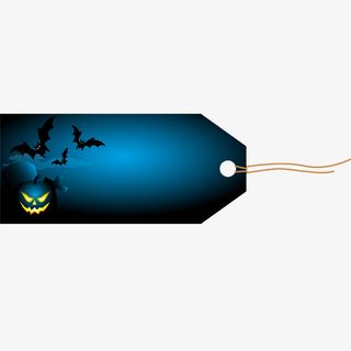 万圣节标签免抠