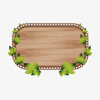 咖啡厅木牌免抠