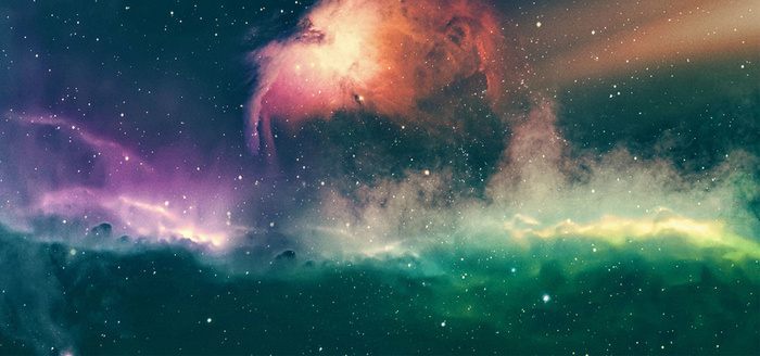 星际科幻大气蓝色娱乐海报背景高清