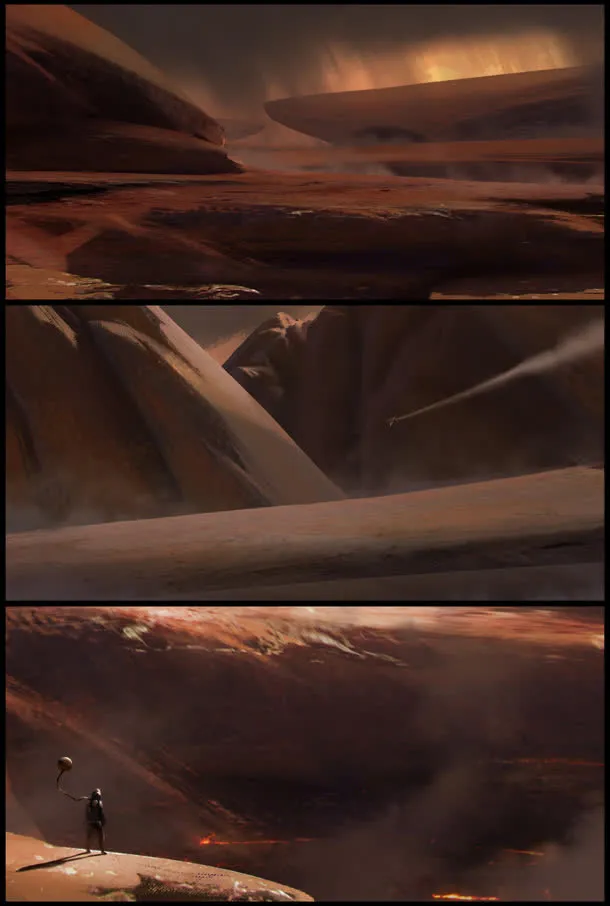 环境渲染沙漠高清合成免抠