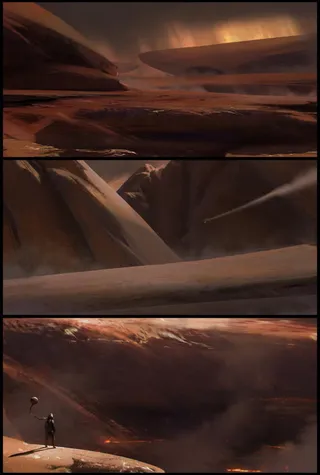 环境渲染沙漠高清合成免抠