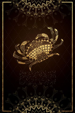 十二星座挂画巨蟹座海报高清