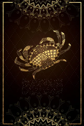 十二星座挂画巨蟹座海报高清