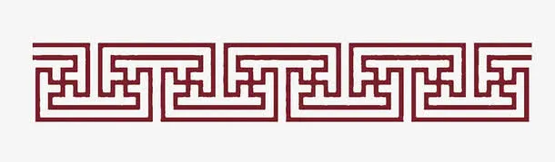 红色中国风古典边免抠