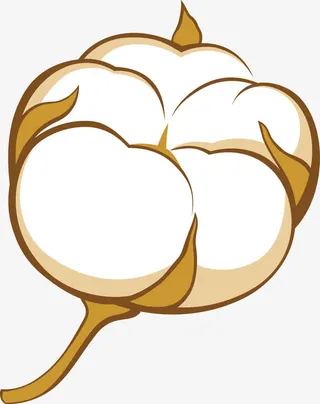 逼真的卡通棉花图免抠