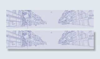 城市素描背景高清