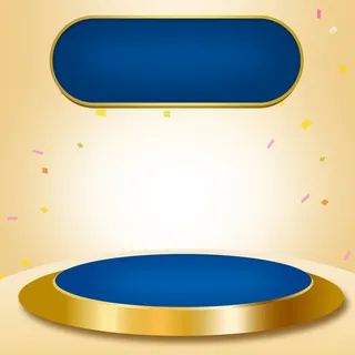 简约蓝色舞台母婴产品PSD分层主图背景高清