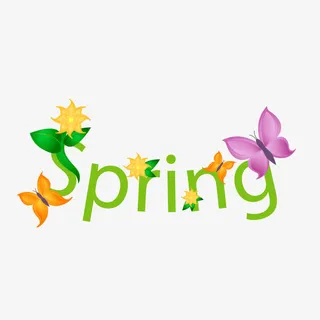 春天Spring免抠
