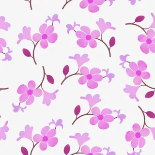 水彩碎花底纹免抠