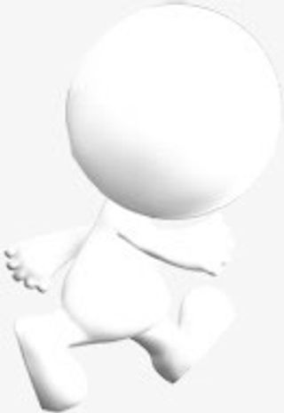 雪人主题冬季展架免抠