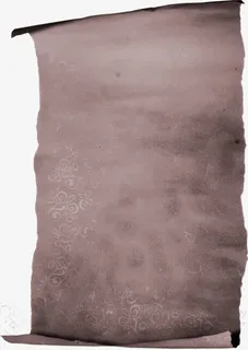 画卷图案画卷素材 卡通精美卷轴免抠