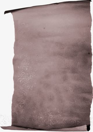 画卷图案画卷素材 卡通精美卷轴免抠