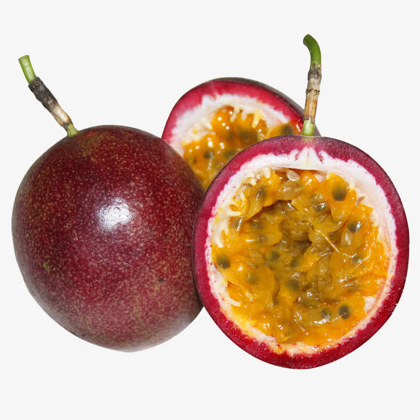 现摘百香果免抠