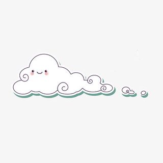 卡通云彩免抠