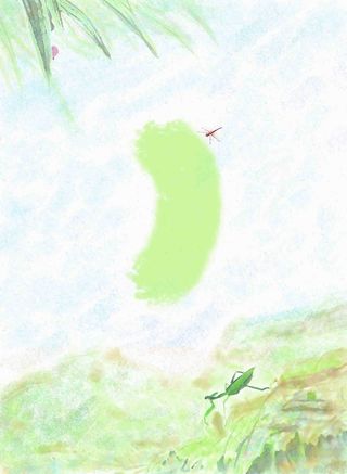 24节气惊蛰海报背景模板高清