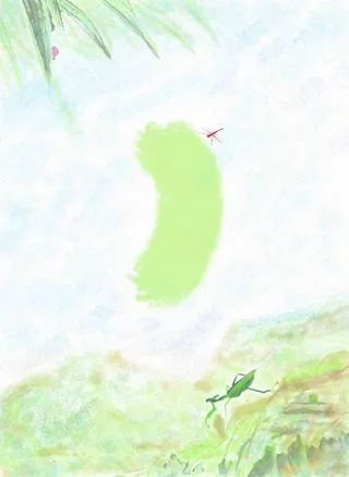 24节气惊蛰海报背景模板高清