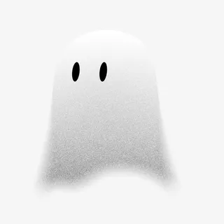 万圣节可爱卡通小幽灵免抠