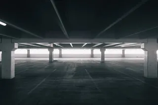 灰色宁静的车库壁纸免抠