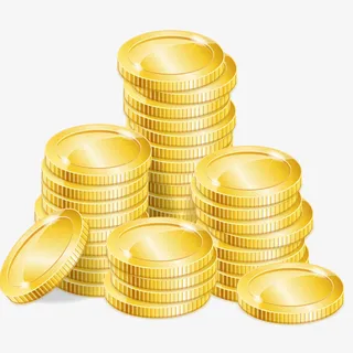 堆积的金币免抠PNG免抠