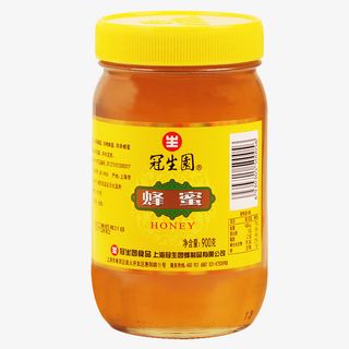 冠生园900克瓶装洋槐蜂蜜实物免抠