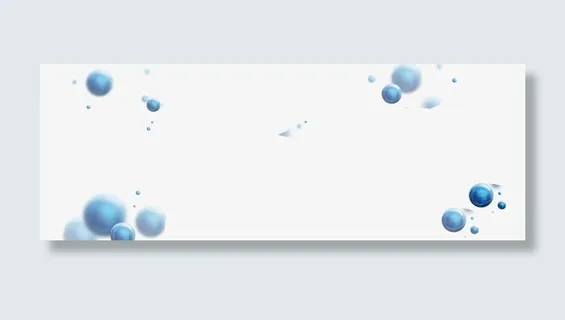 蓝色科技圆球漂浮素材免抠