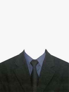 正装照片模板免抠