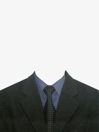 正装照片模板免抠