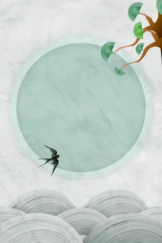 清新春天清明节假日节日中国风教育高清