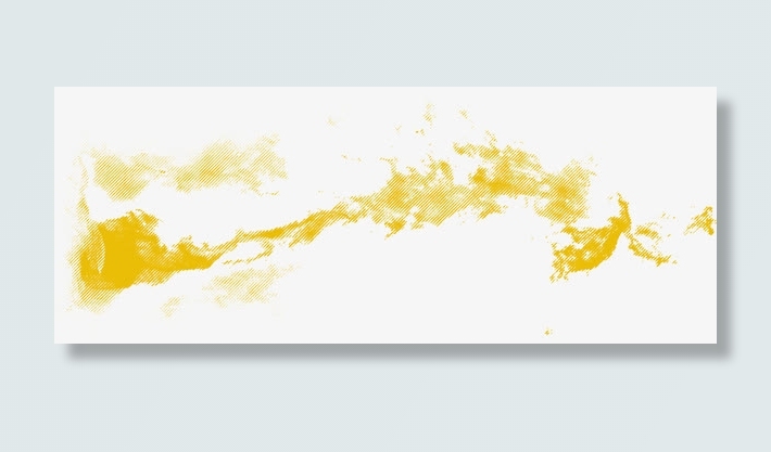 黄色矢量烟雾免抠