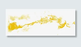 黄色矢量烟雾免抠