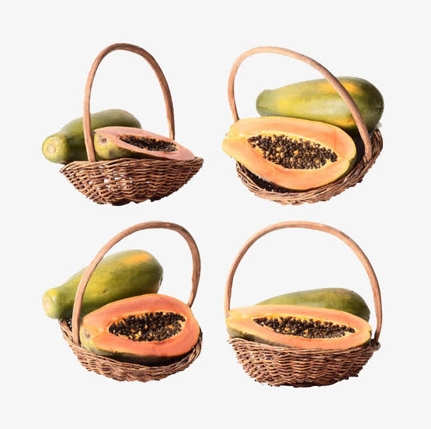 四篮子木瓜免抠