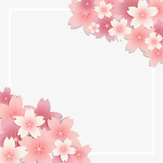 矢量浪漫粉色花瓣下载免抠