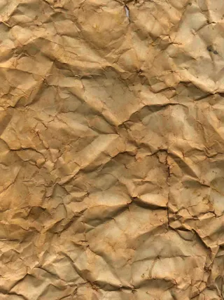 土黄褶皱纸免抠
