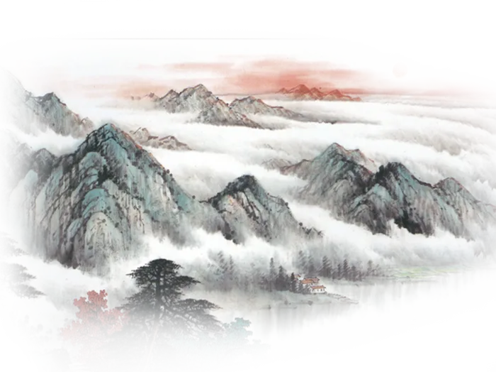 免扣PNG格式中国风水墨背景高清