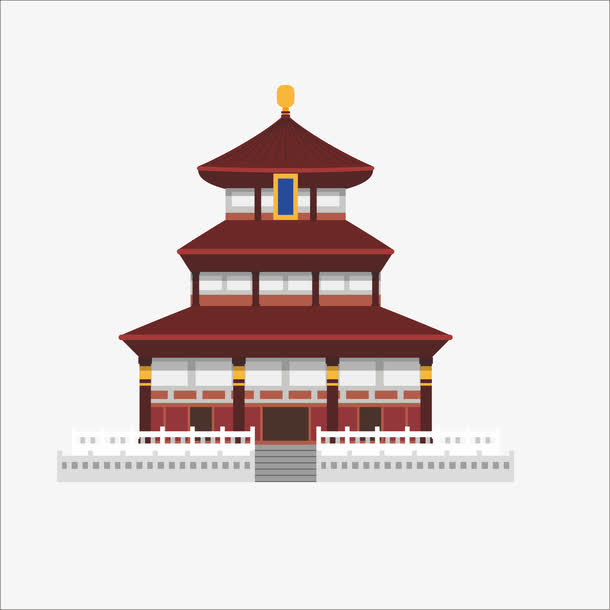 扁平化北京故宫免抠