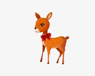 卡通小鹿图片免抠