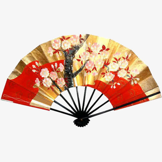 中国风折扇免抠