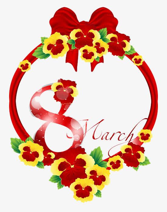 妇女节节日元素免抠