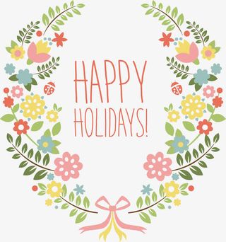 树叶拼接爱心圆环免抠