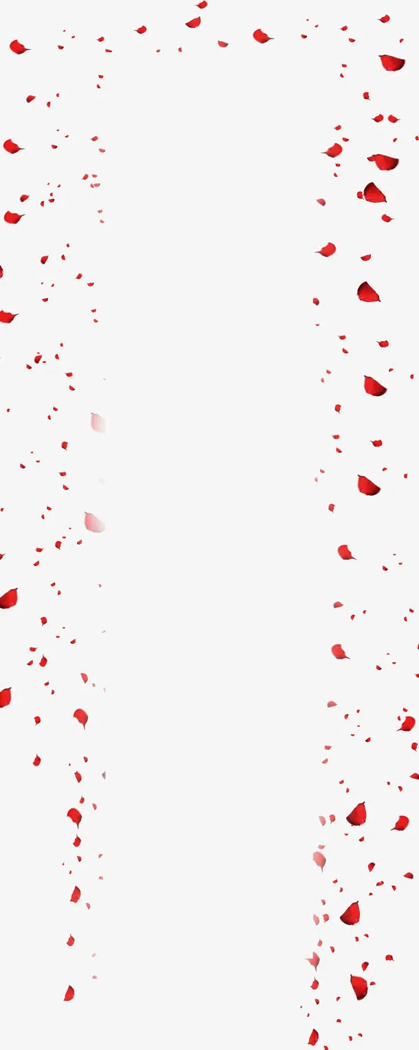 飞散的花瓣元素免抠